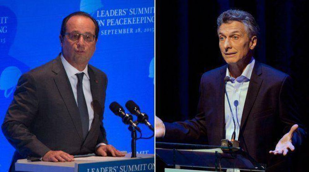 Hollande felicit� a Macri y agradeci� la solidaridad tras los atentados