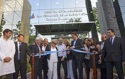Andreotti y Massa inauguraron el Hospital Oftalmol�gico Municipal