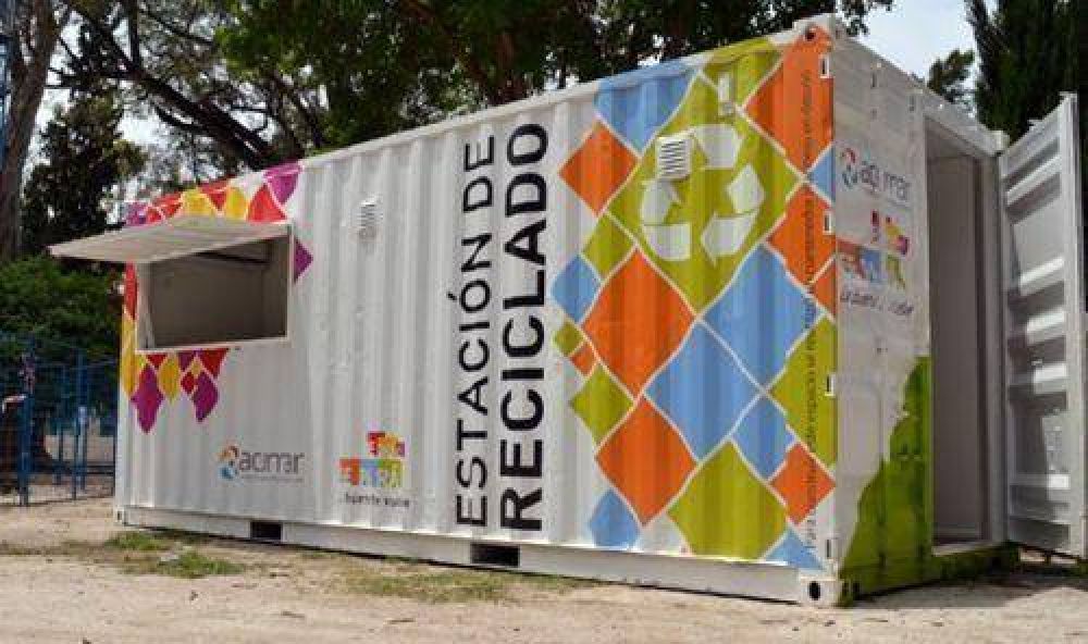Instalan estaciones de reciclado en Avellaneda