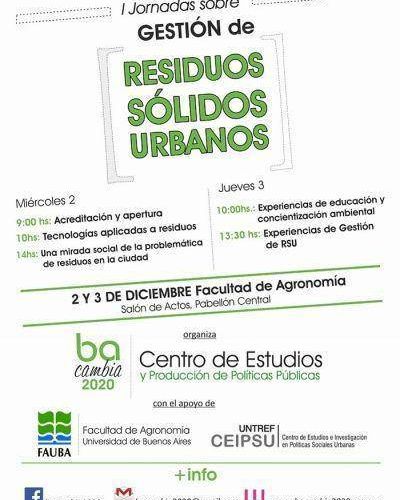 Convocatoria a las I Jornadas sobre Gesti�n Integral de Residuos S�lidos Urbanos