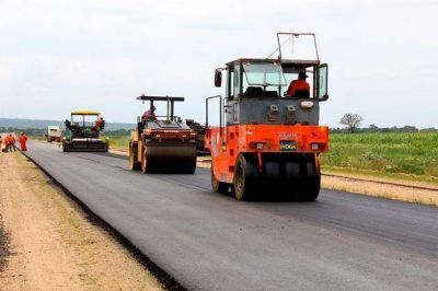 Comenzaron los trabajos de pavimentaci�n en la ruta Nacional 50
