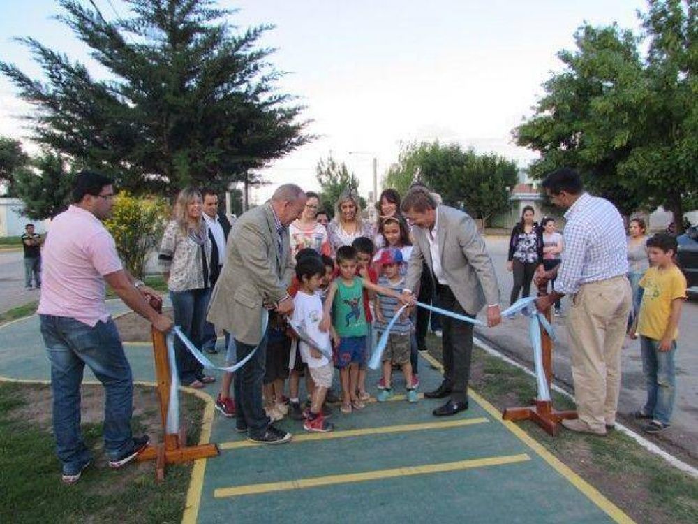 Inauguraron obras para vecinos de Naschel
