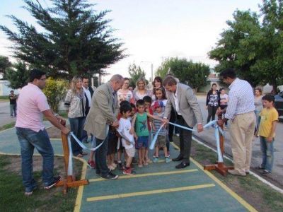 Inauguraron obras para vecinos de Naschel