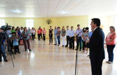 Capitanich inaugur� obras en Puerto Bermejo