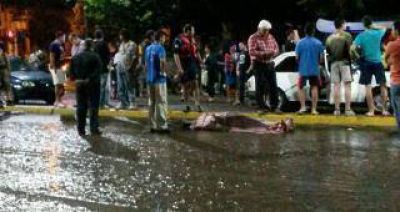 La intensa tormenta se cobr� una vida