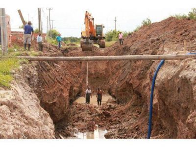 Se trabaja en la estaci�n de bombeo de calle Bassi