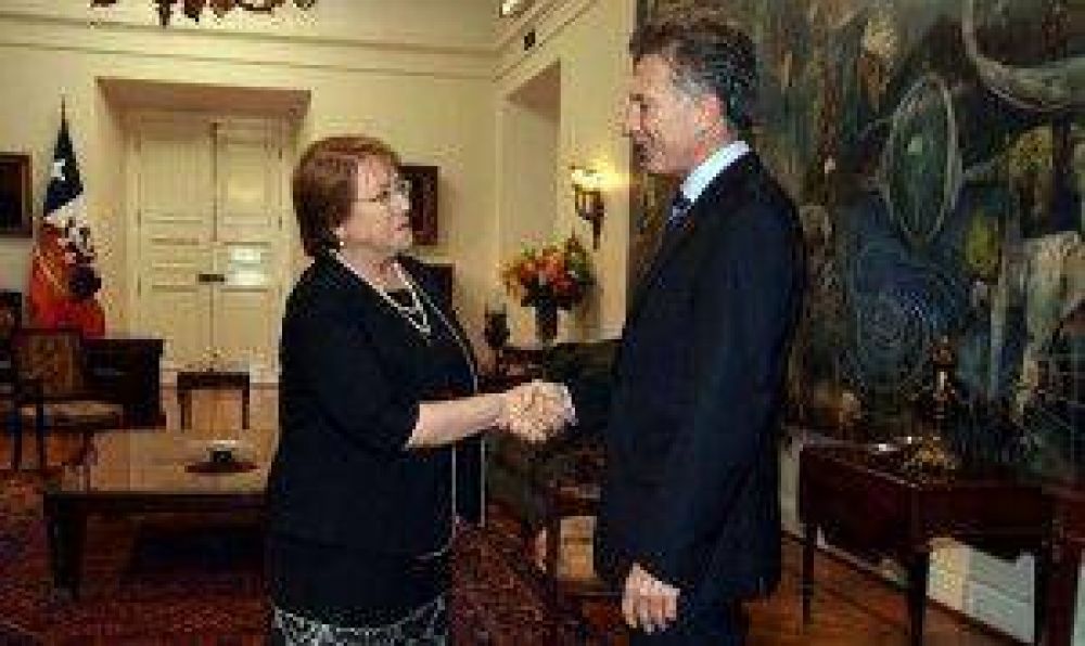 Macri, con Bachelet: dijo que quiere �relaciones de largo plazo� con Chile