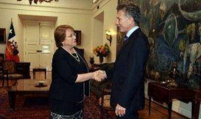 Macri, con Bachelet: dijo que quiere �relaciones de largo plazo� con Chile