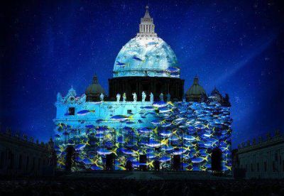 Fiat Lux: La magia de las luces en la fachada y c�pula de San Pedro
