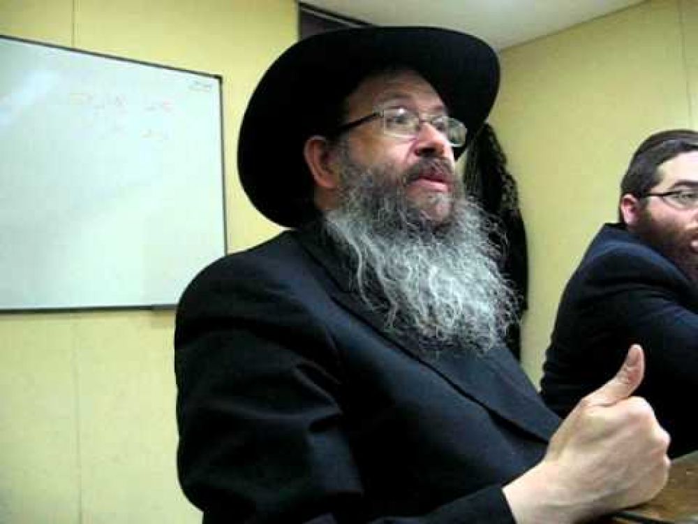 El rabino Grunblatt: 