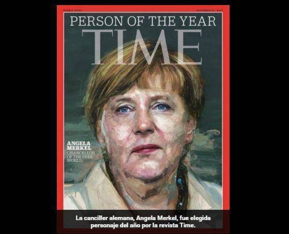 Angela Merkel es el personaje del a�o para la revista Time