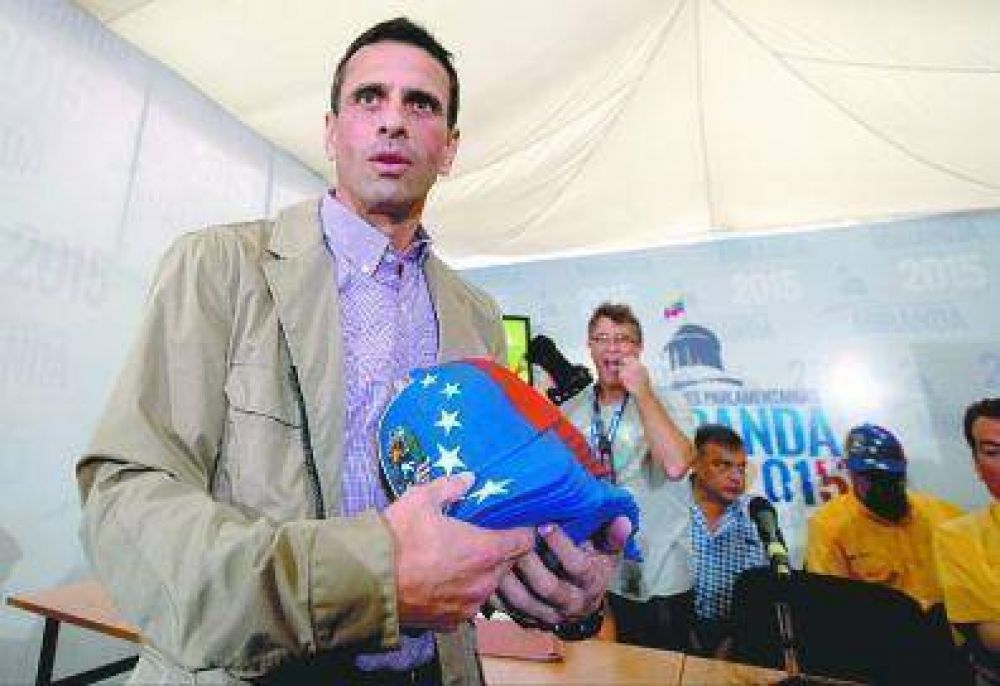 Grave amenaza de Capriles al gobierno