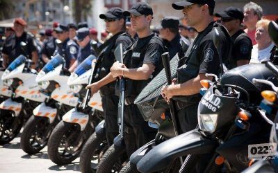 Con el arribo de los primeros 100 efectivos, se puso en marcha el Operativo Sol