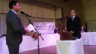 Cipolini asumi� su tercer mandato en S�enz Pe�a