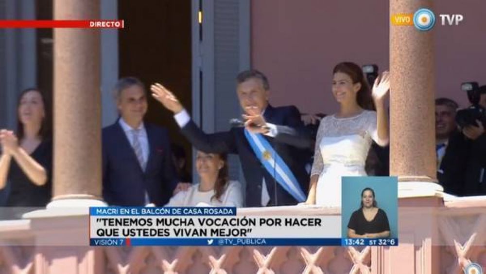 La TV Pblica se deskirchneriz durante los actos de la asuncin presidencial