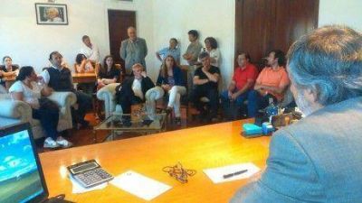 Fern�ndez presidi� la primer reuni�n de gabinete en Trenque Lauquen