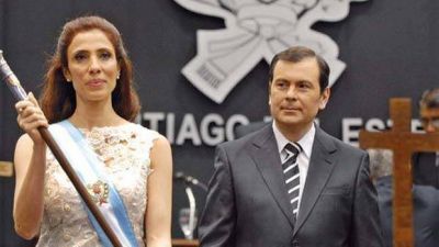 Hace dos a�os asum�a como gobernadora de Santiago, Claudia Zamora