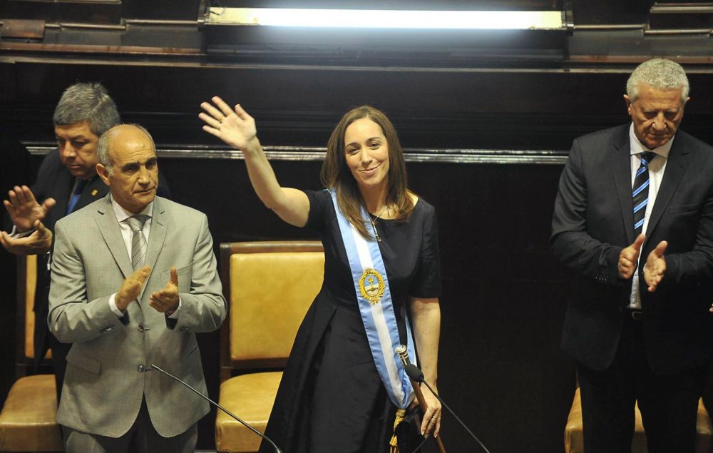 Mar�a Eugenia Vidal prometi� trabajar todos los d�as y gobernar para todos