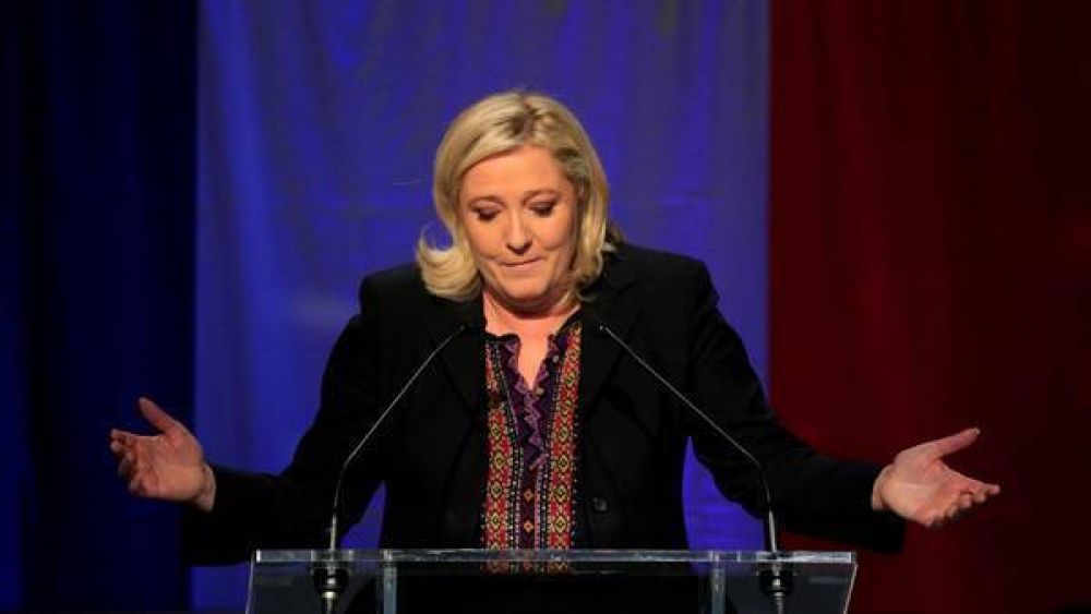 El ultraderechista Frente Nacional de Le Pen, derrotado en los comicios de Francia