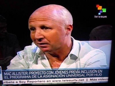 Carlos Mac Allister con VHM en Telesurtv