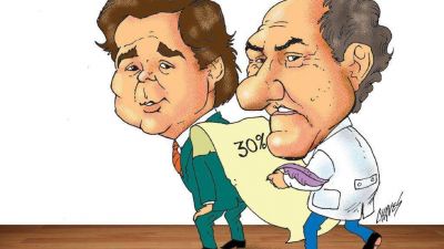 Scioli: oscuro negociado para saquear los salarios de docentes y estatales