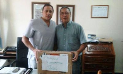 Lenzi entreg� cardiodesfibrilador al hospital de Saladillo