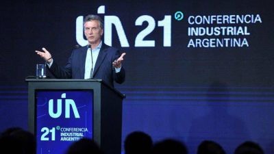 Macri desde la UIA: �No habr� m�s retenciones a la exportaci�n industrial� 