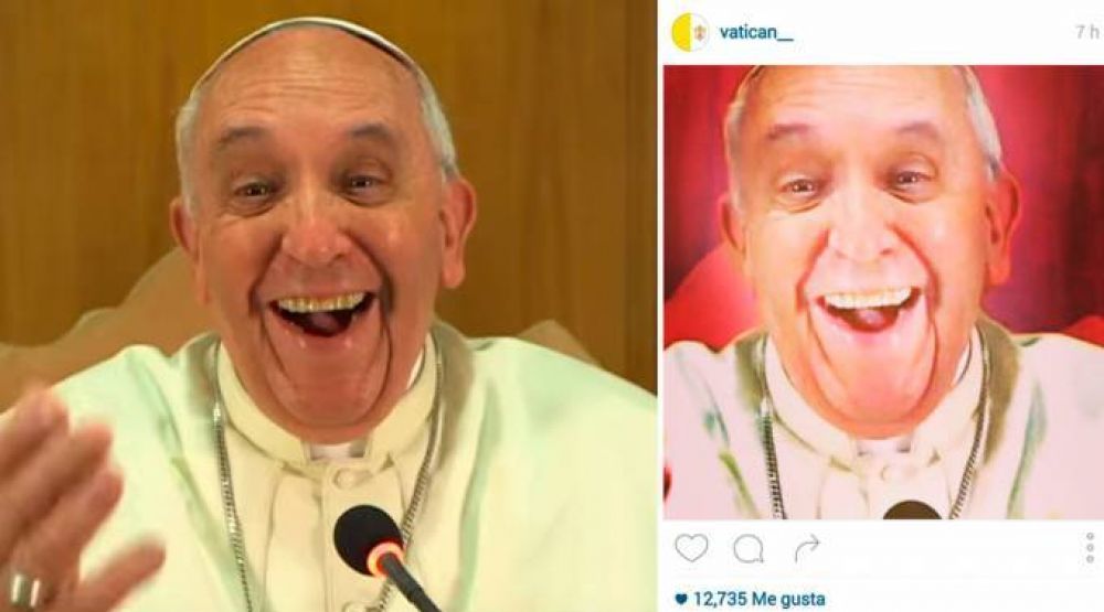VIRAL: Este NO es el primer selfie del Papa Francisco, sino el truco de una cuenta falsa