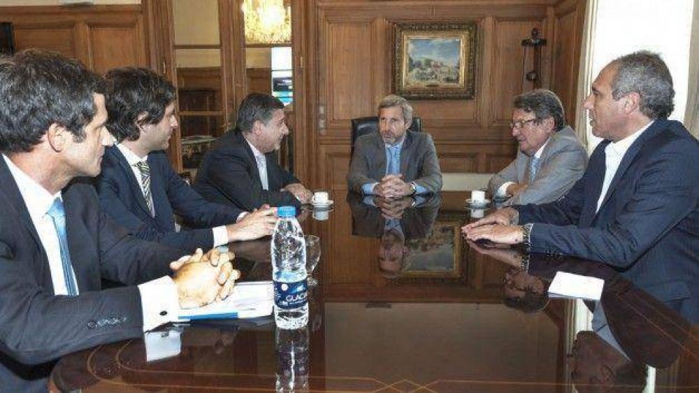 Frigerio transmiti� a Cisterna el pleno respaldo de Macri al gobierno de Das Neves