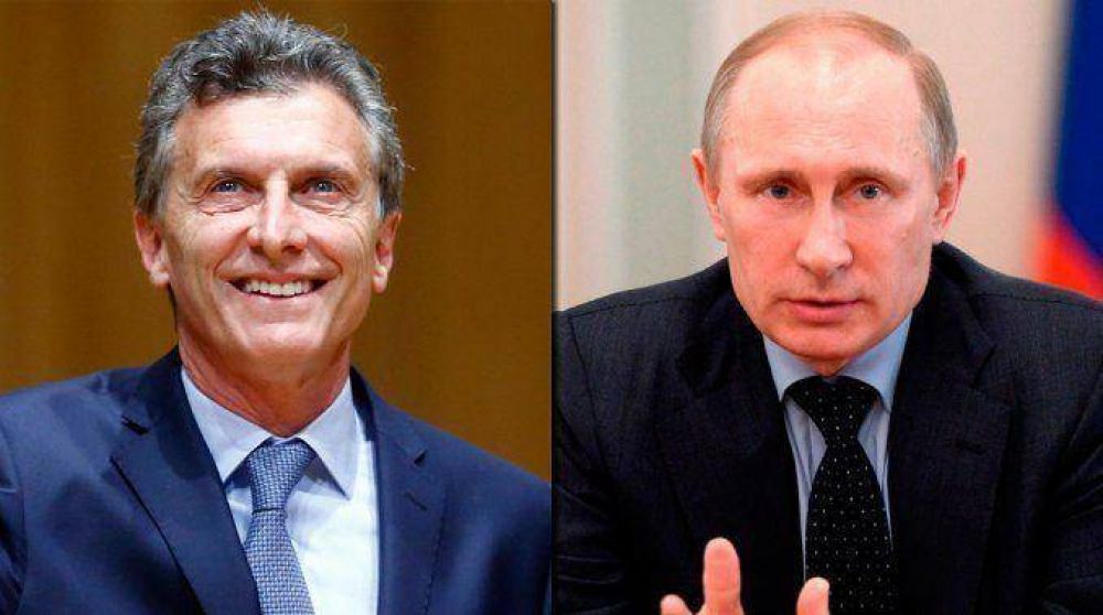 Macri habl� con Putin del comercio bilateral y los acuerdos con YPF