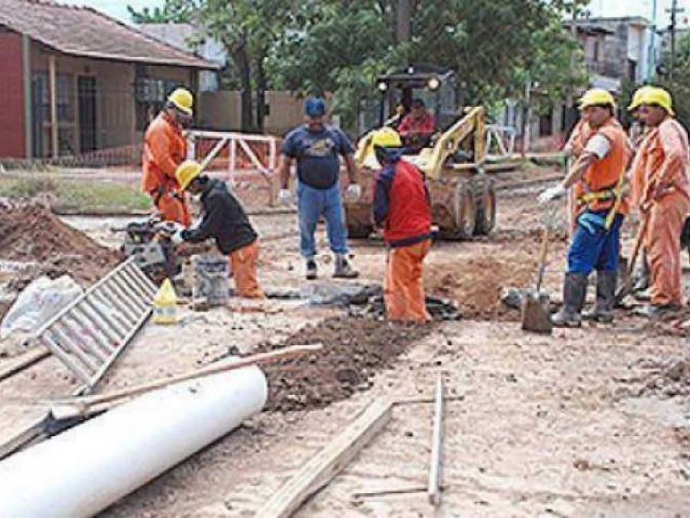 Contin�an los trabajos de AySA