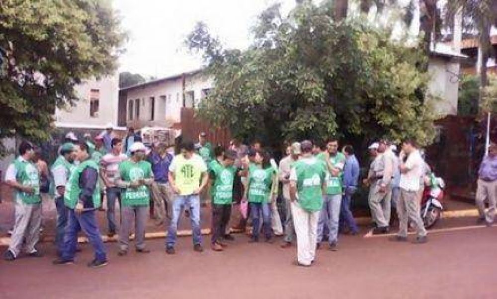 Municipales de la zona norte reclaman salarios y estabilidad laboral
