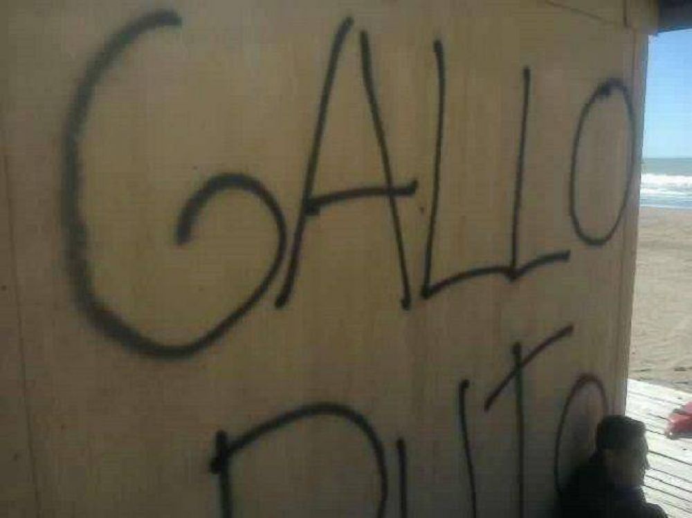 Conflicto con guardavidas: hubo amenazas y graffitis contra Messina