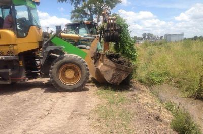 Realizan obras hidr�ulicas en el barrio Juan XXIII
