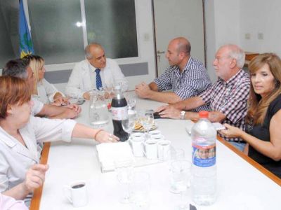 Molina de visita en el Isidoro Iriarte