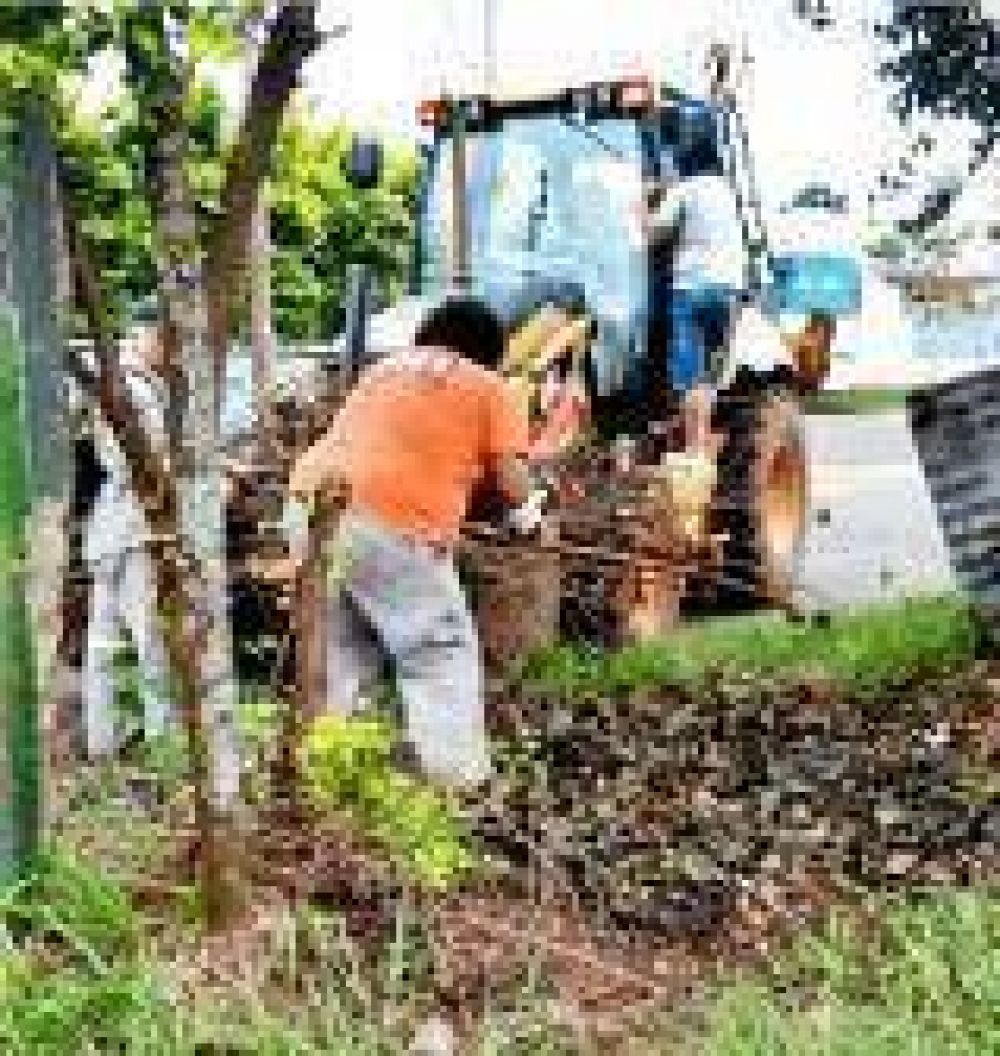 El municipio realiz� un operativo de limpieza en Santa Rita