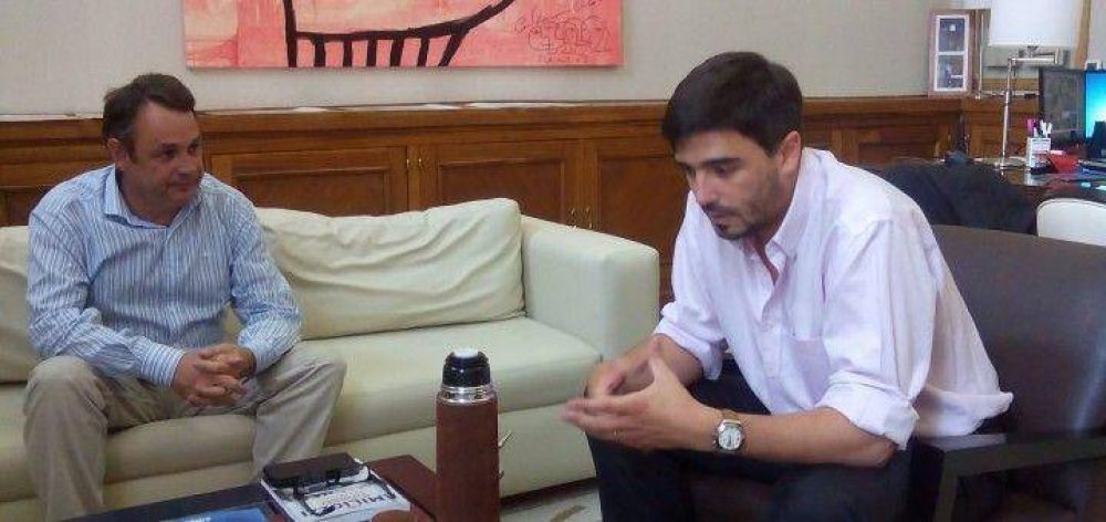 Galli y Cellillo se reunieron en Olavarr�a