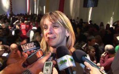 Malena Galmarini en Chivilcoy: 