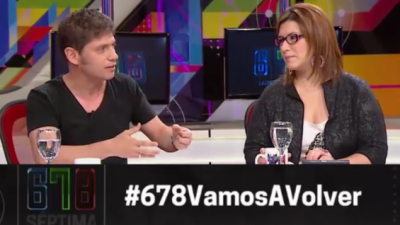 678 hizo su �ltimo programa en vivo con la consigna K de moda: 