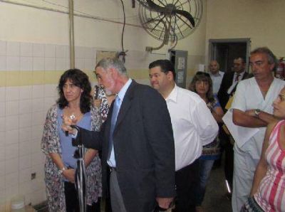 Nueva conducci�n en el Hospital de Berisso