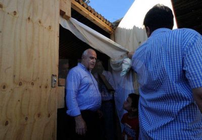 Lifschitz recorri� zonas afectadas y dijo que �todo est� controlado�