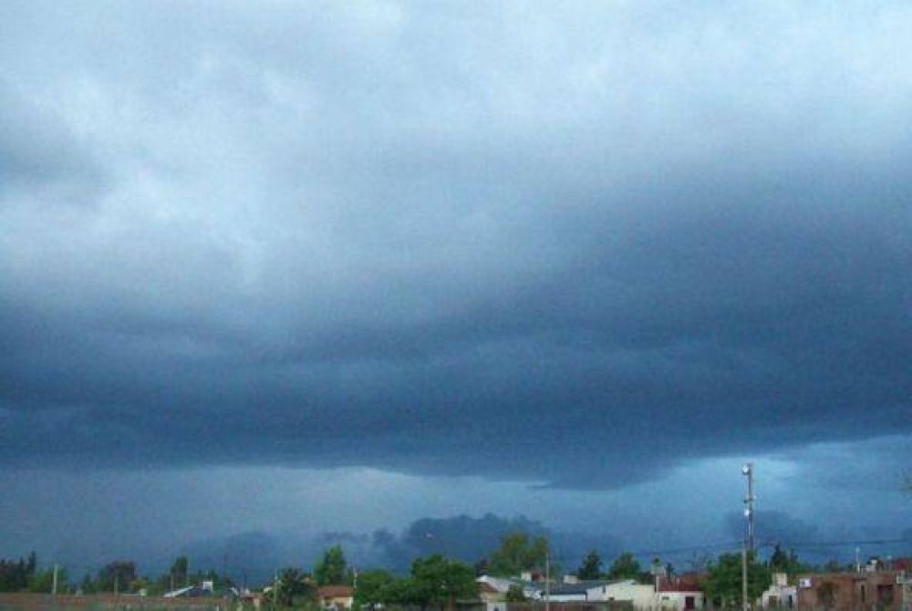 Alerta para La Pampa por tormentas fuertes