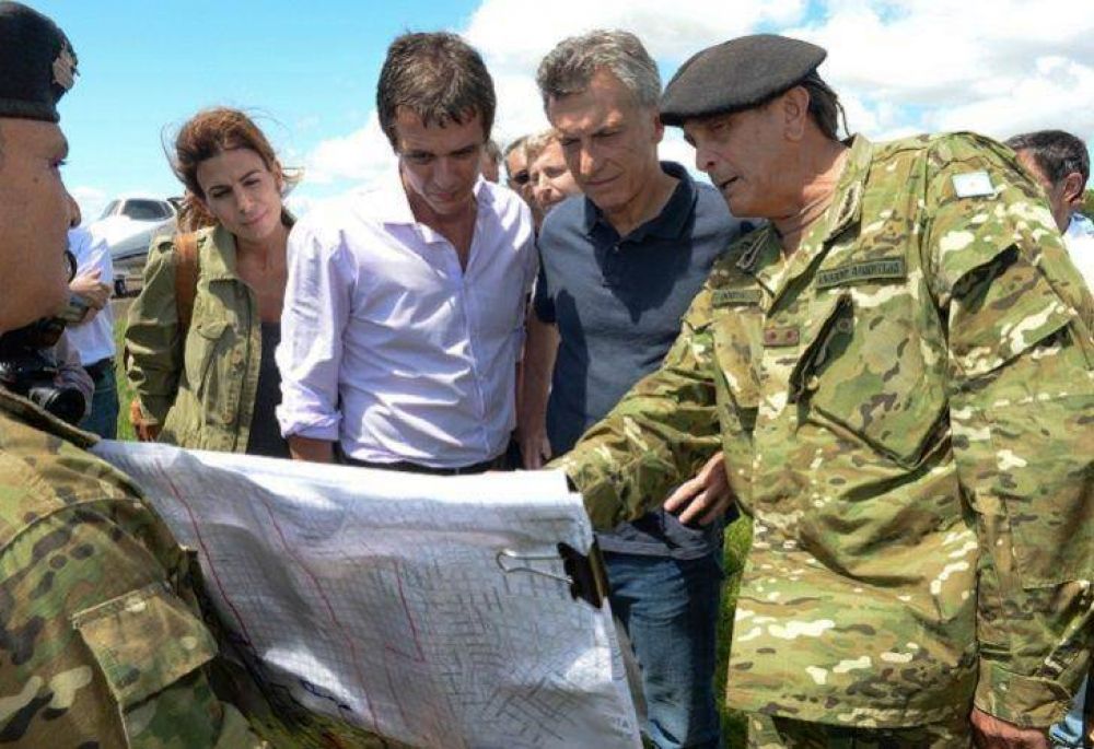 Mauricio Macri vuelve al sur tras recorrer las zonas inundadas