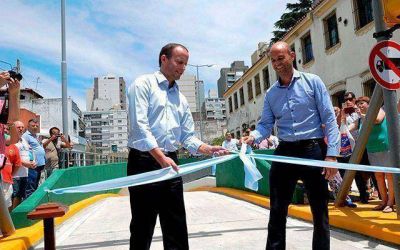 En otro acto junto al macrismo, Insaurralde inaugur� un bajo nivel