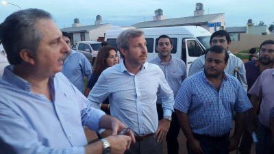 Frigerio prometi� recursos para obras y discutir la coparticipaci�n desde enero