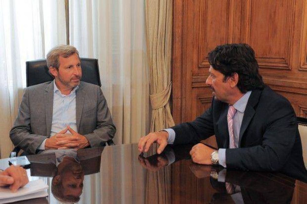 Tras reunirse con S�enz, el ministro Frigerio comprometi� ayuda del Gobierno nacional a la ciudad de Salta