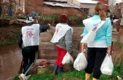 C�ritas acompa�a a los afectados por las inundaciones en el Litoral