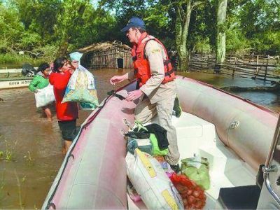 Llovi� en el Litoral, aunque los r�os se mantienen estables