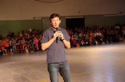 Posse, en la gala anual de la Escuela de Pat�n del Club Social de Beccar