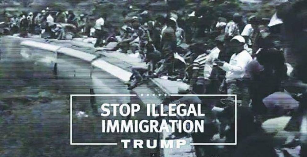 Trump volvi� a prometer un muro en la frontera con M�xico